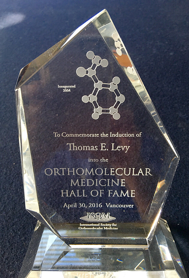 Orthomolecular Medicine Hall of Fame Award